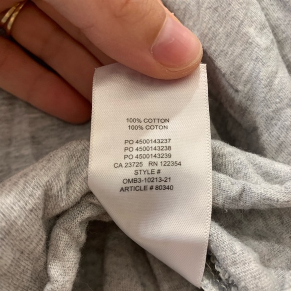 Grey TNA Laid Back Longsleeve crop top - Picture 6 of 10